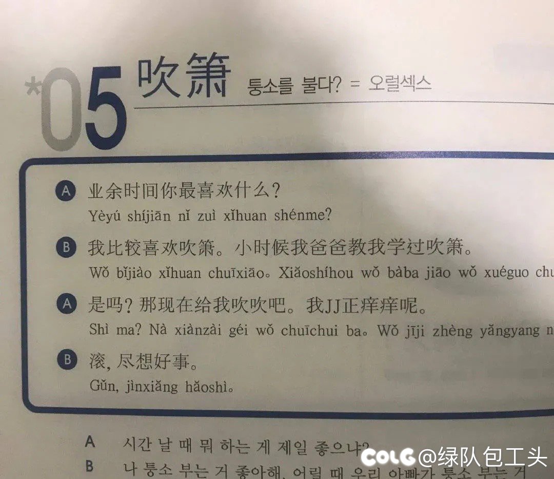 棒子的中文教材1