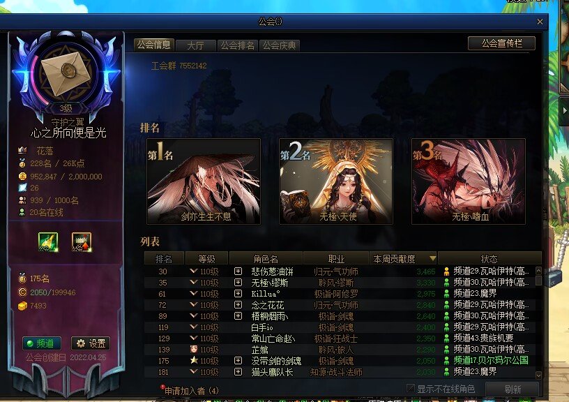 跨一公会:心之所向便是光——招巴卡尔困难流水团成员1