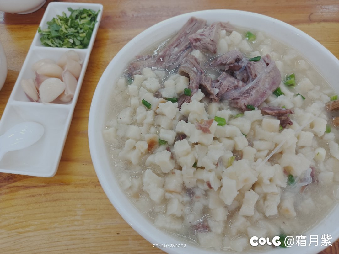 陕西人最爱的羊肉煮馍永远是自己家门口那一碗1