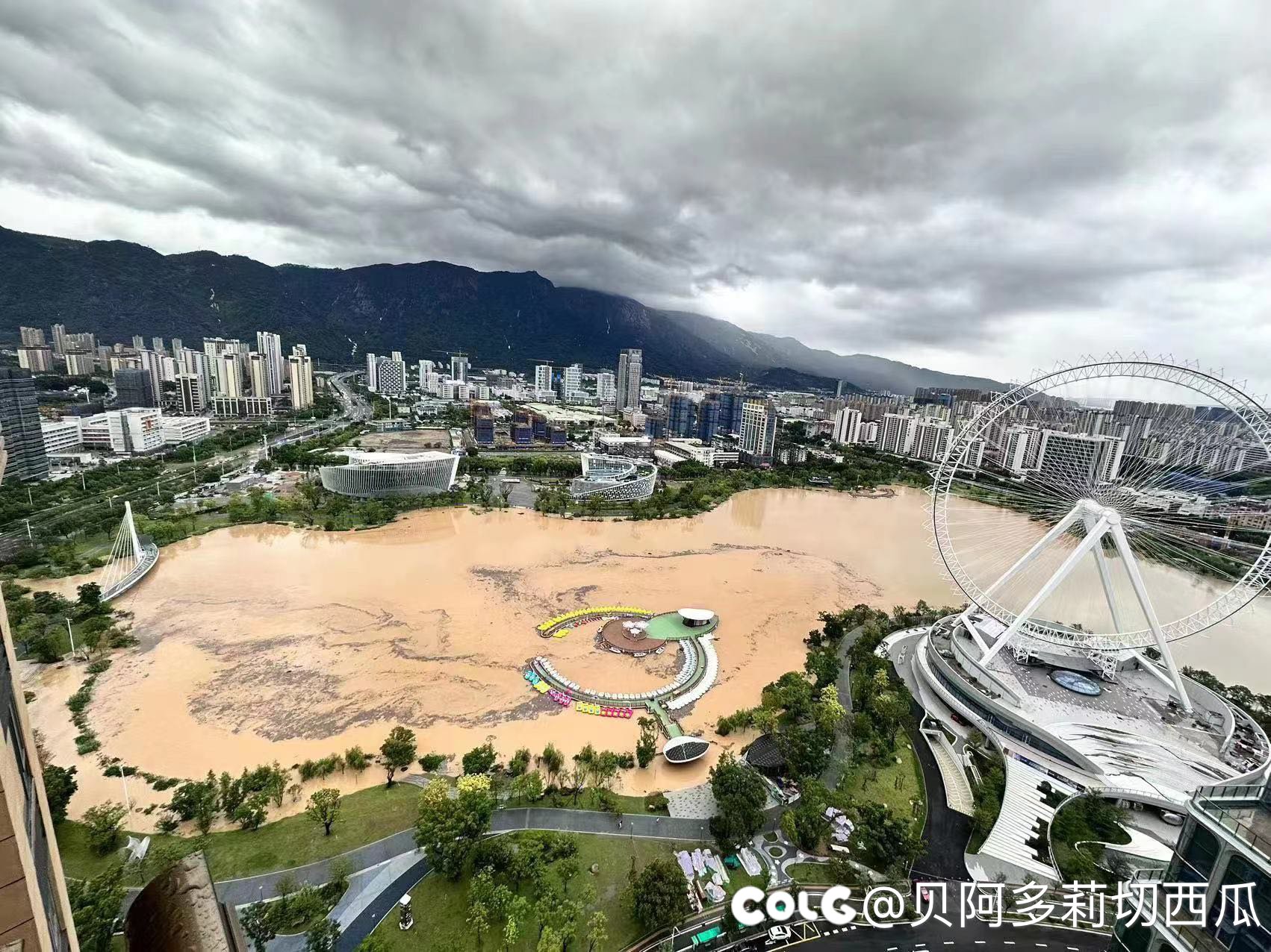 一觉醒来，全福州淹成了湖洲3