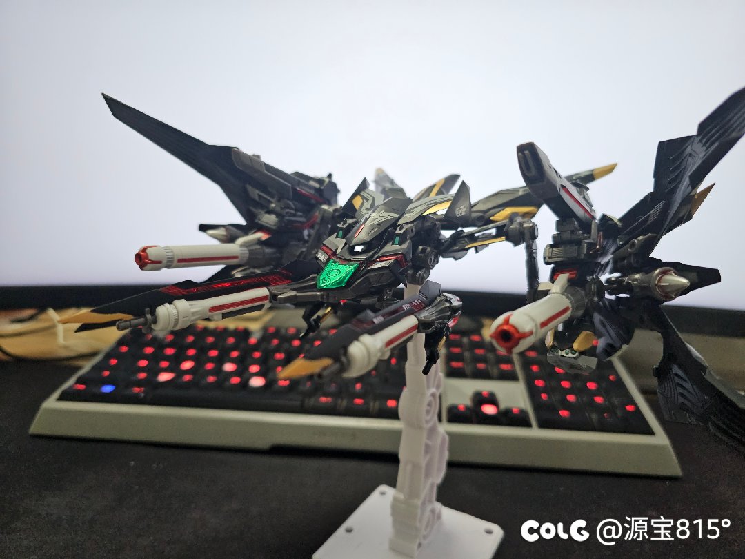 [模型氵]不被看好的再版，到手后却异常喜爱的强袭高达背包-黑闪电背包3