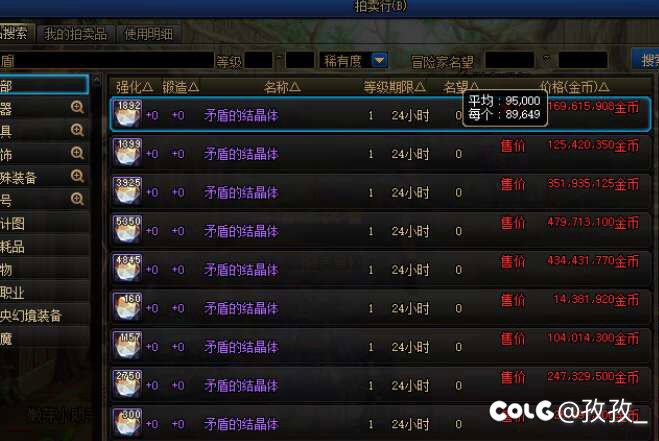 坐标跨五，矛盾价格拉了2