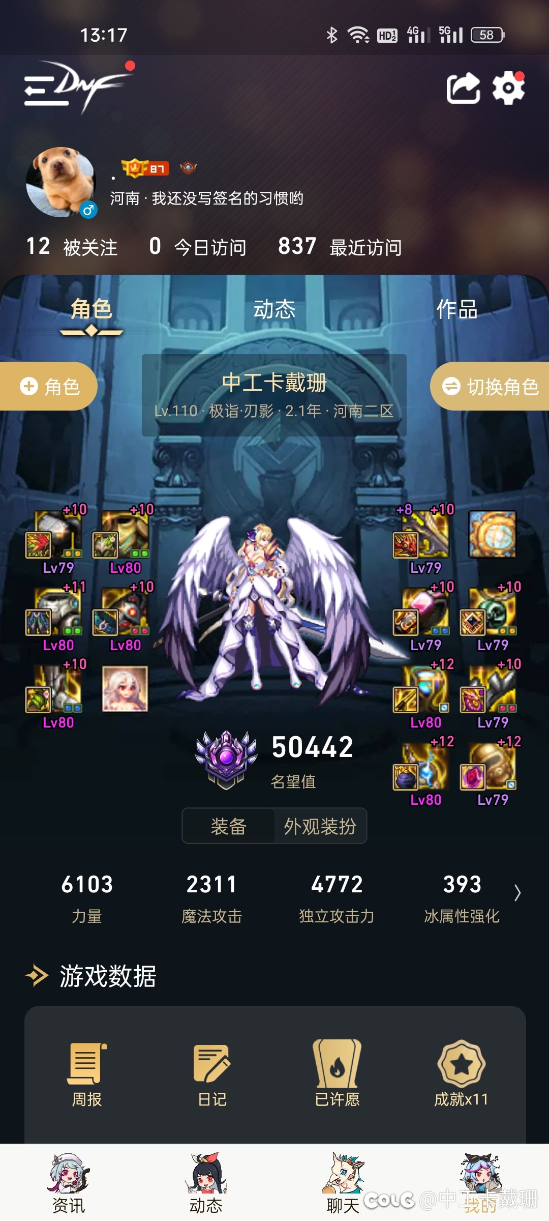 问一下刃影的技能加点和装备搭配文图1