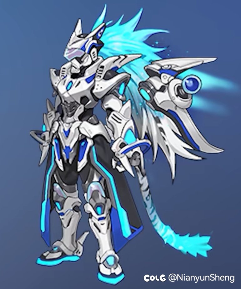 男鬼机甲 名刀 蓝灵龙女有亿点点帅啊3