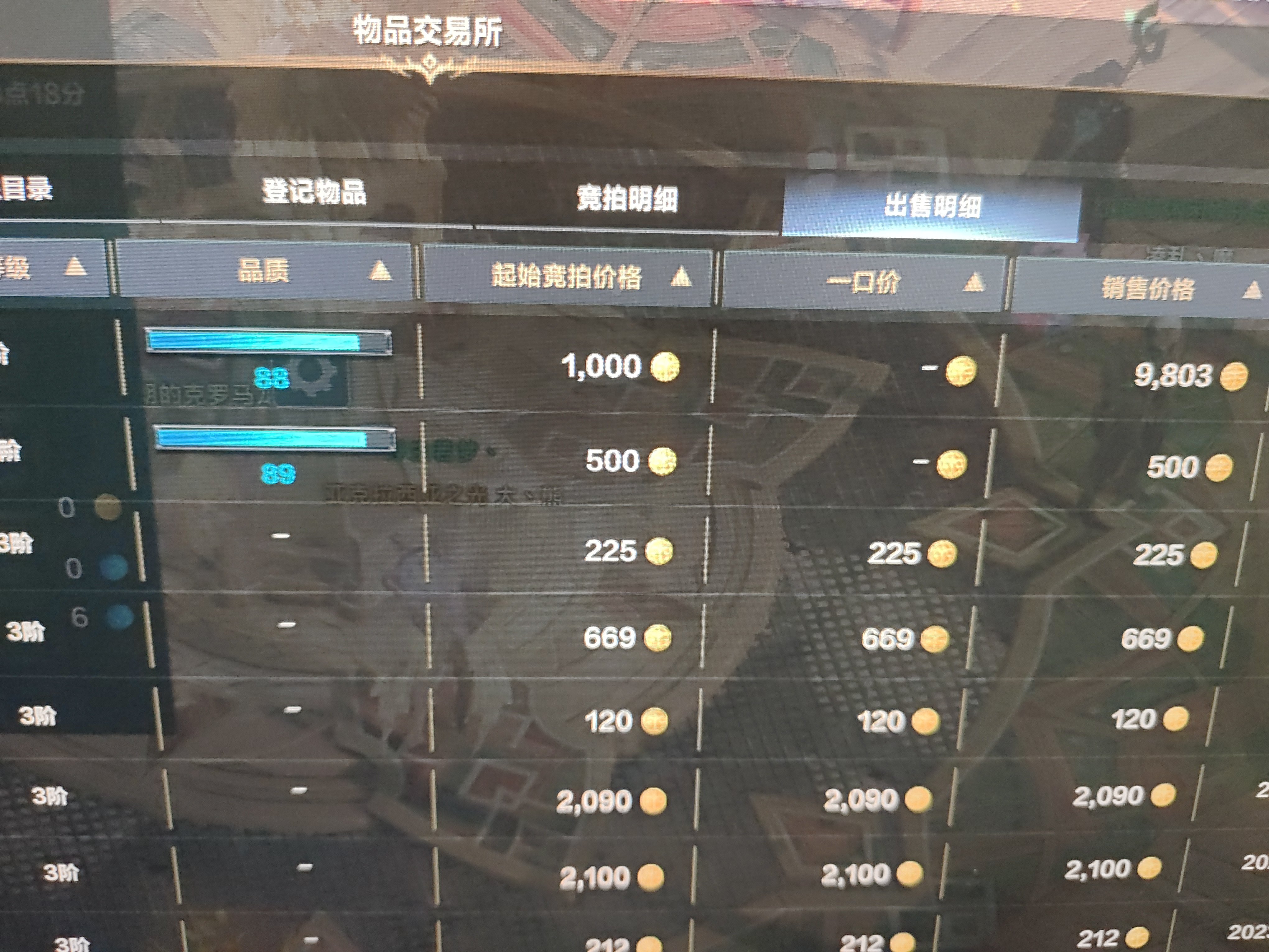 方舟遗物第一桶金。2
