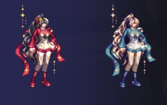 都是节日套，女格斗外观又用脚做了1