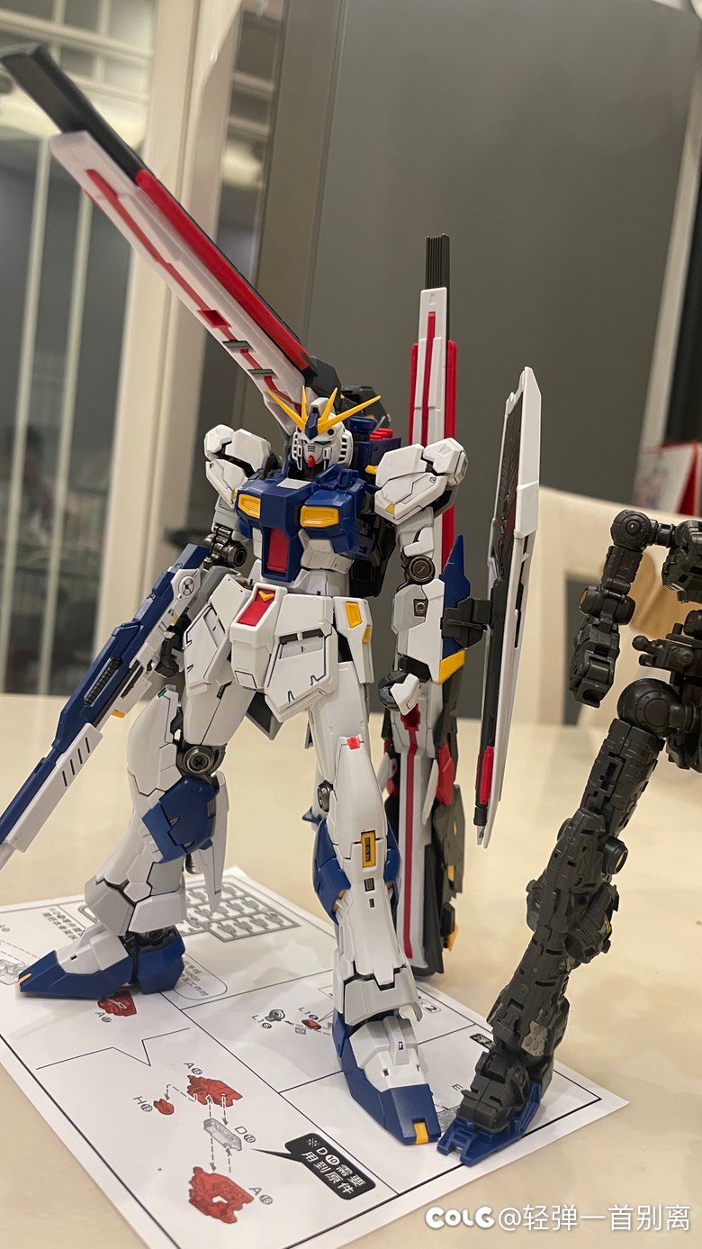 【模型水】RG福冈牛高达，合金骨架2