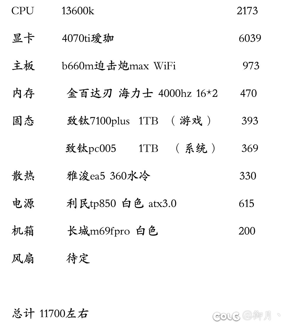 工作第一桶金，配个电脑1