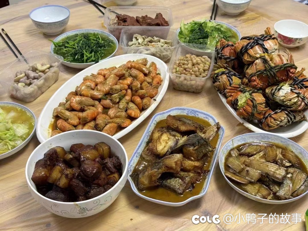 大家中秋快乐，开饭1