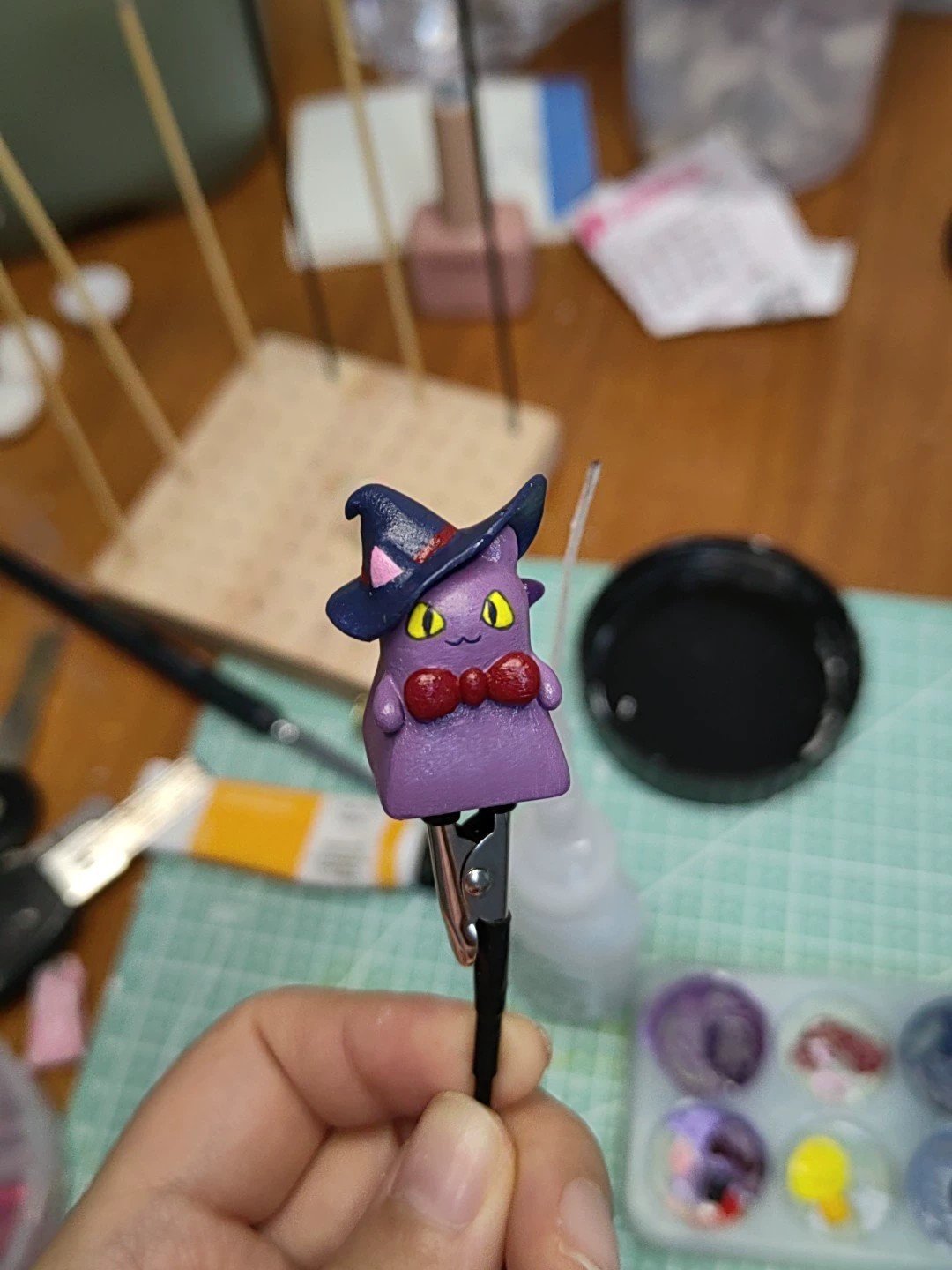 暗影夜猫立体键帽1
