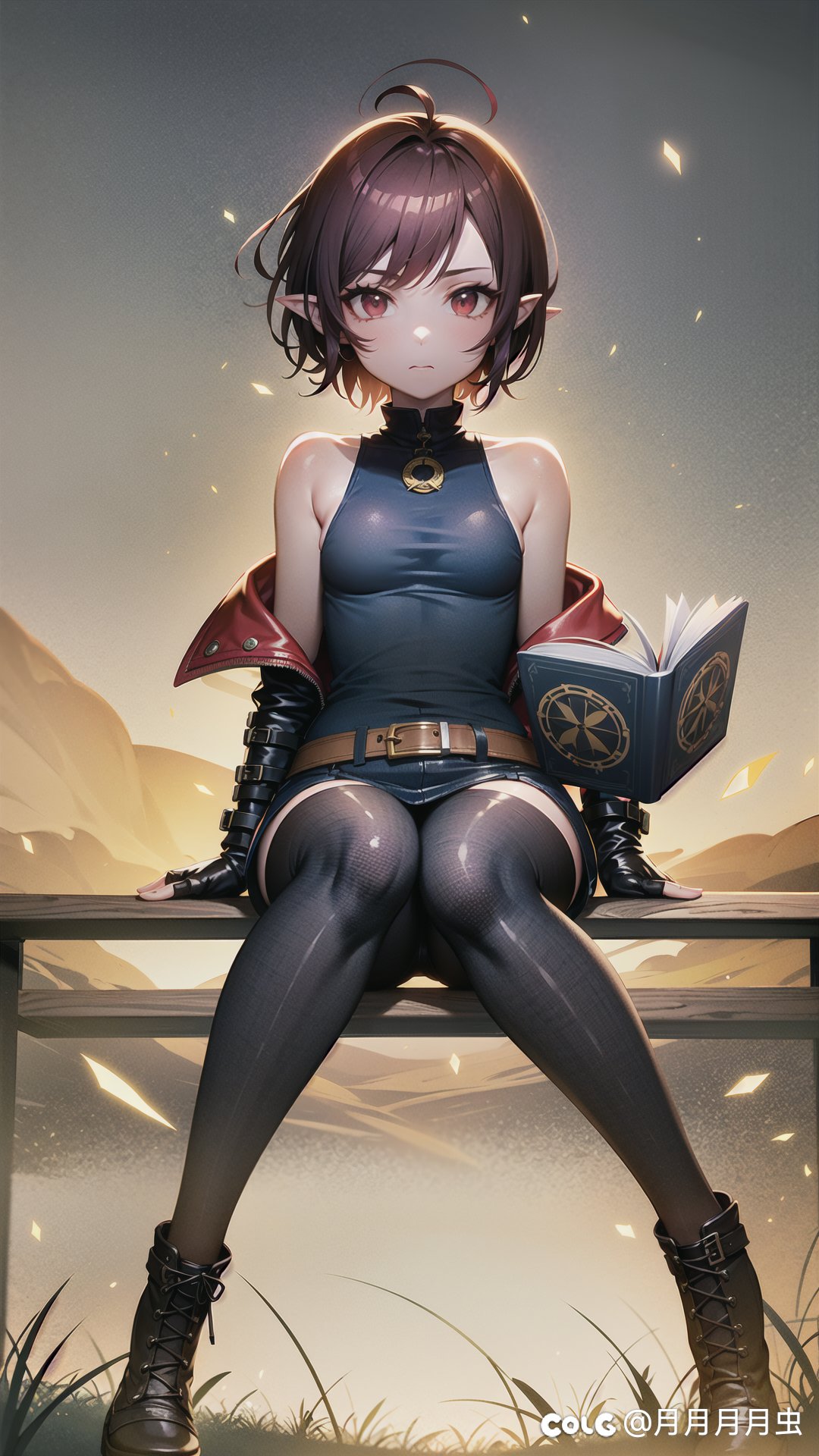 AI 看看我画的月虫女鹅！8