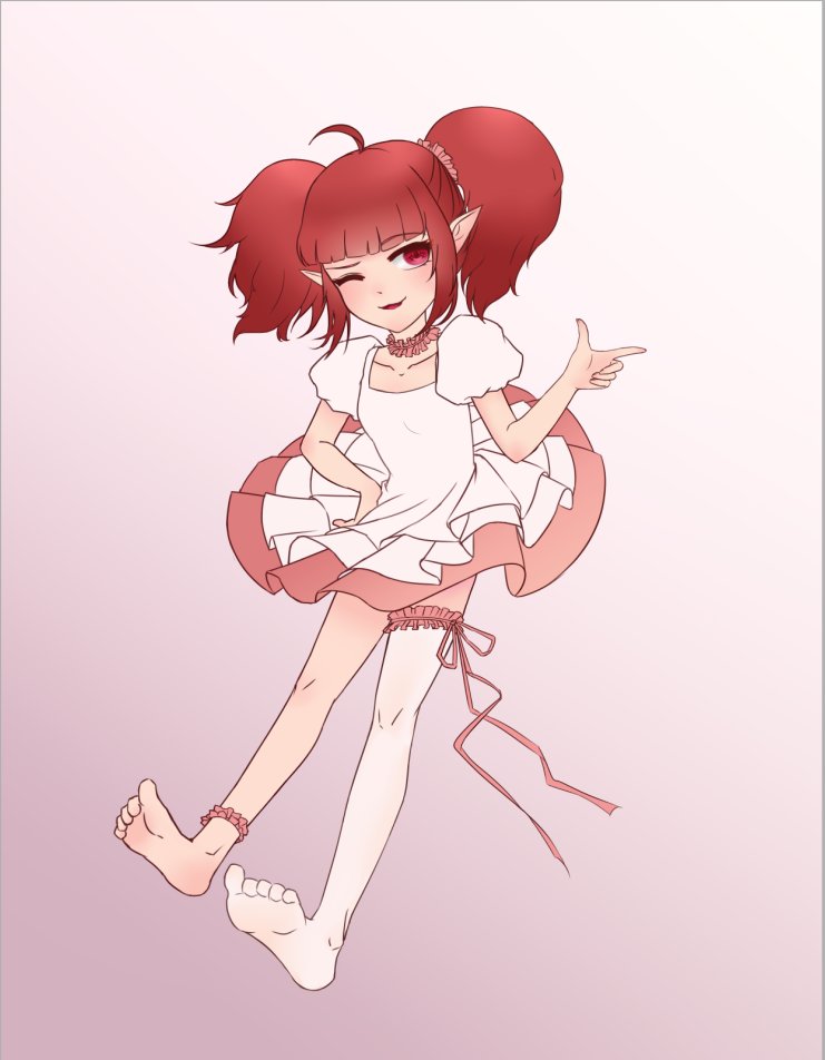 悄悄放一张小魔女😓4