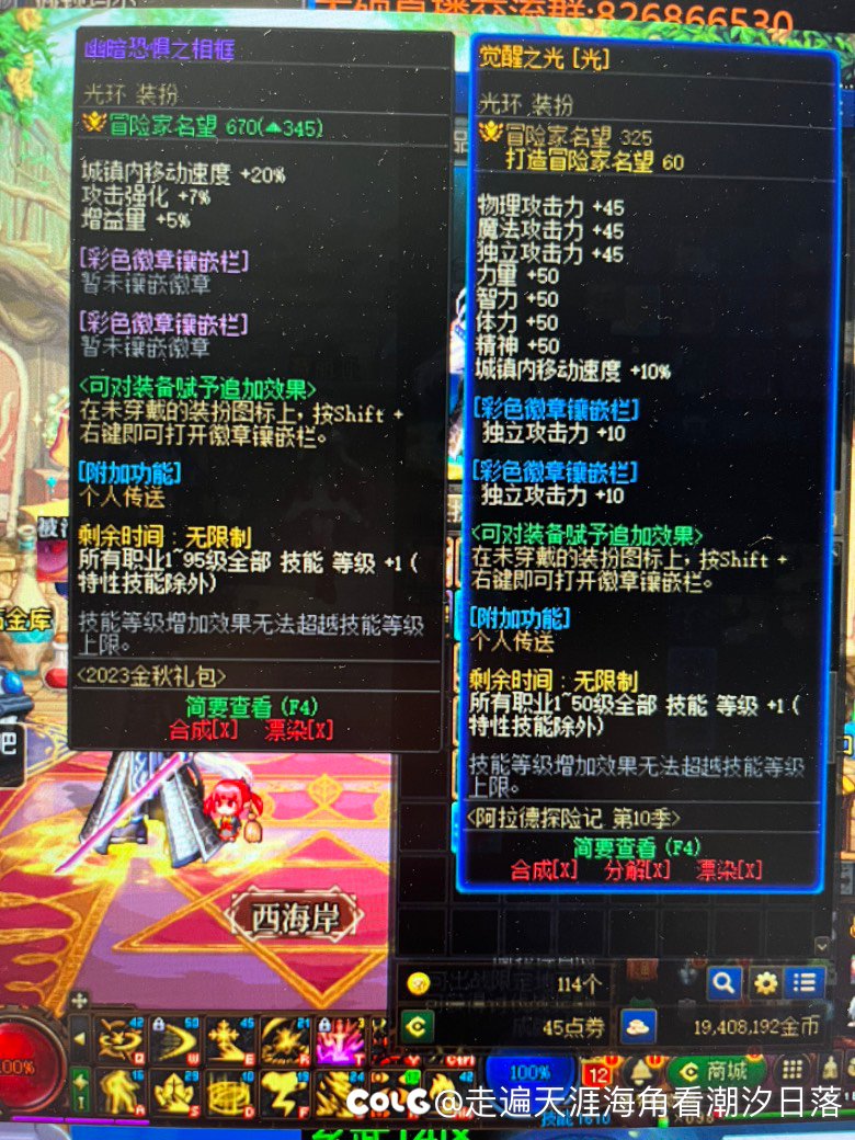 瞎子玩家这两个光环用哪个啊？1