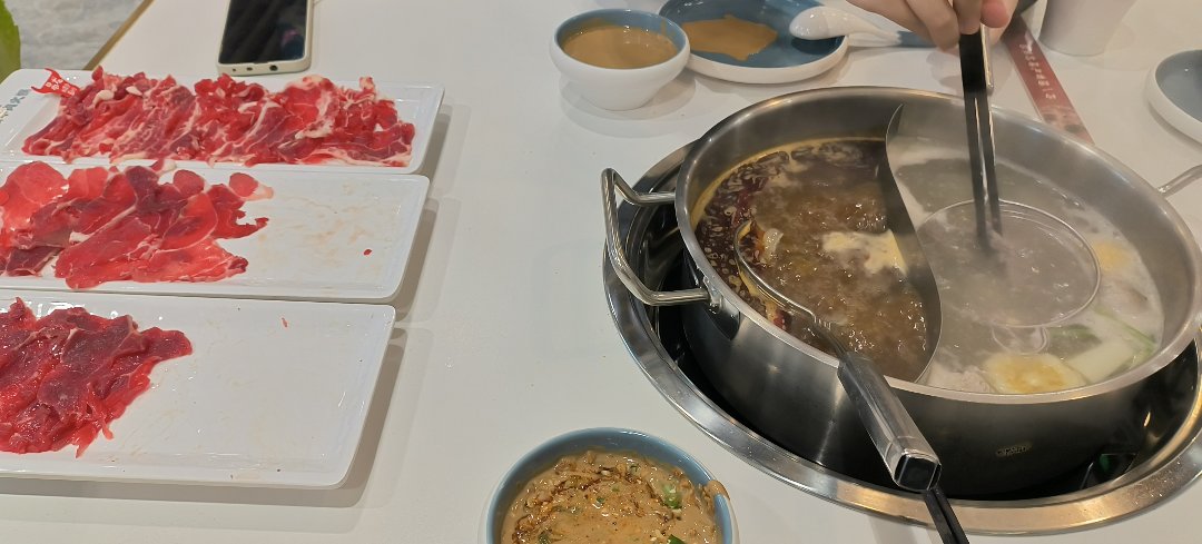 今天吃潮汕牛肉火锅1