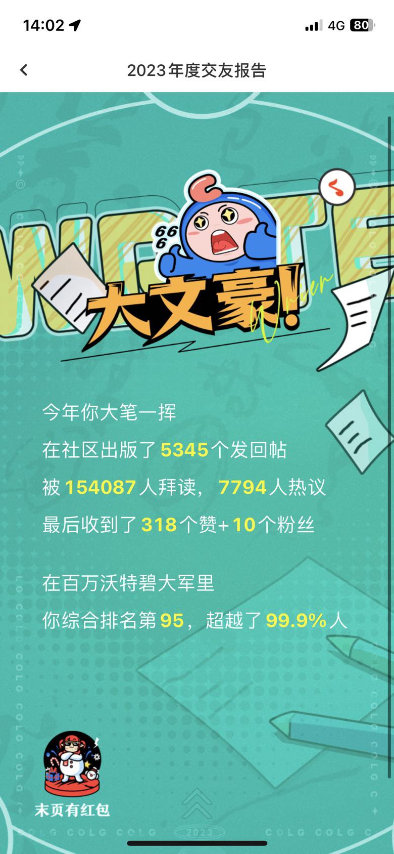 谢谢参与奖2