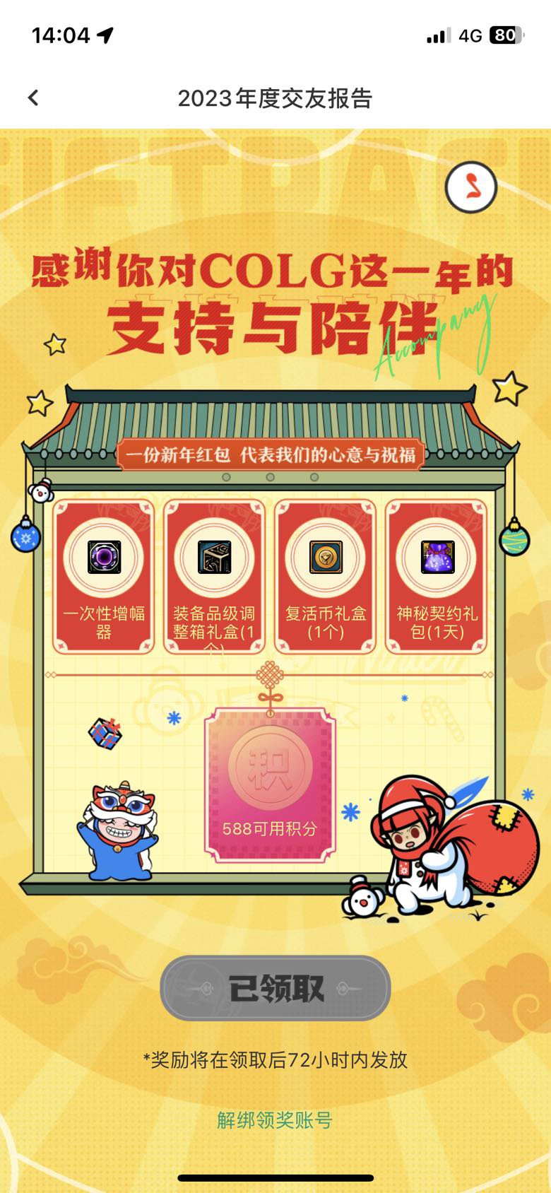 谢谢参与奖5