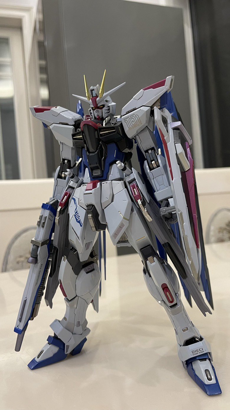 【模型水】新模型到了，万代MB魂限定雪耀自由3