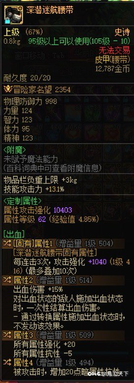 关于出血流派深浅腰带1