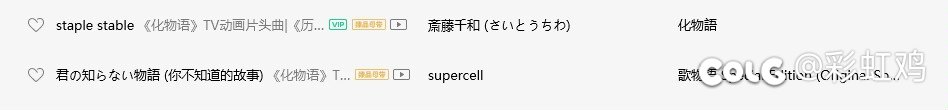 年度歌单预告出来了，不出意外有这个组合4