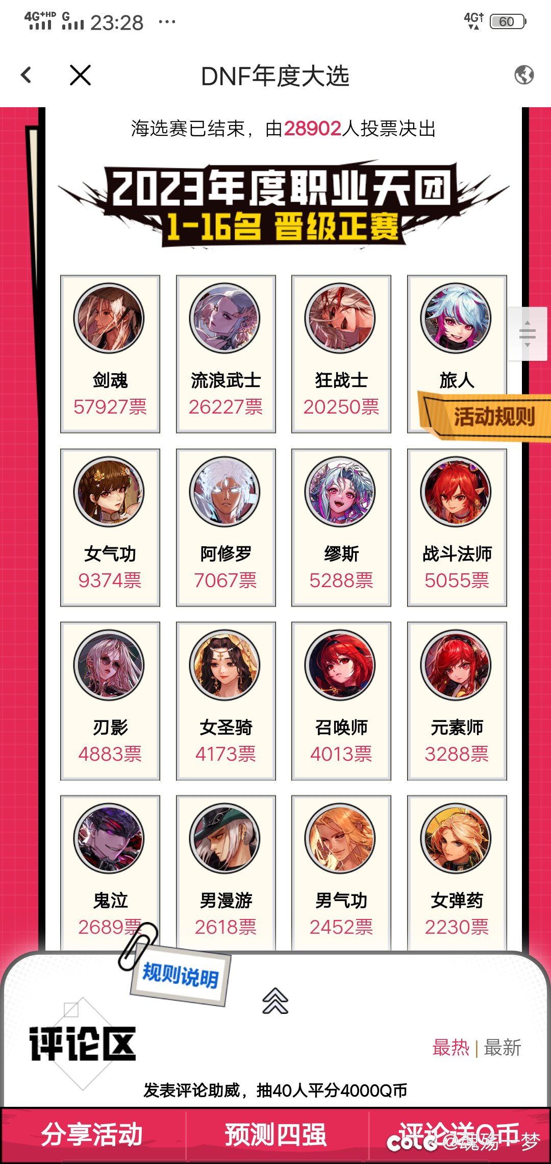 总决赛季军赛投票攻略2