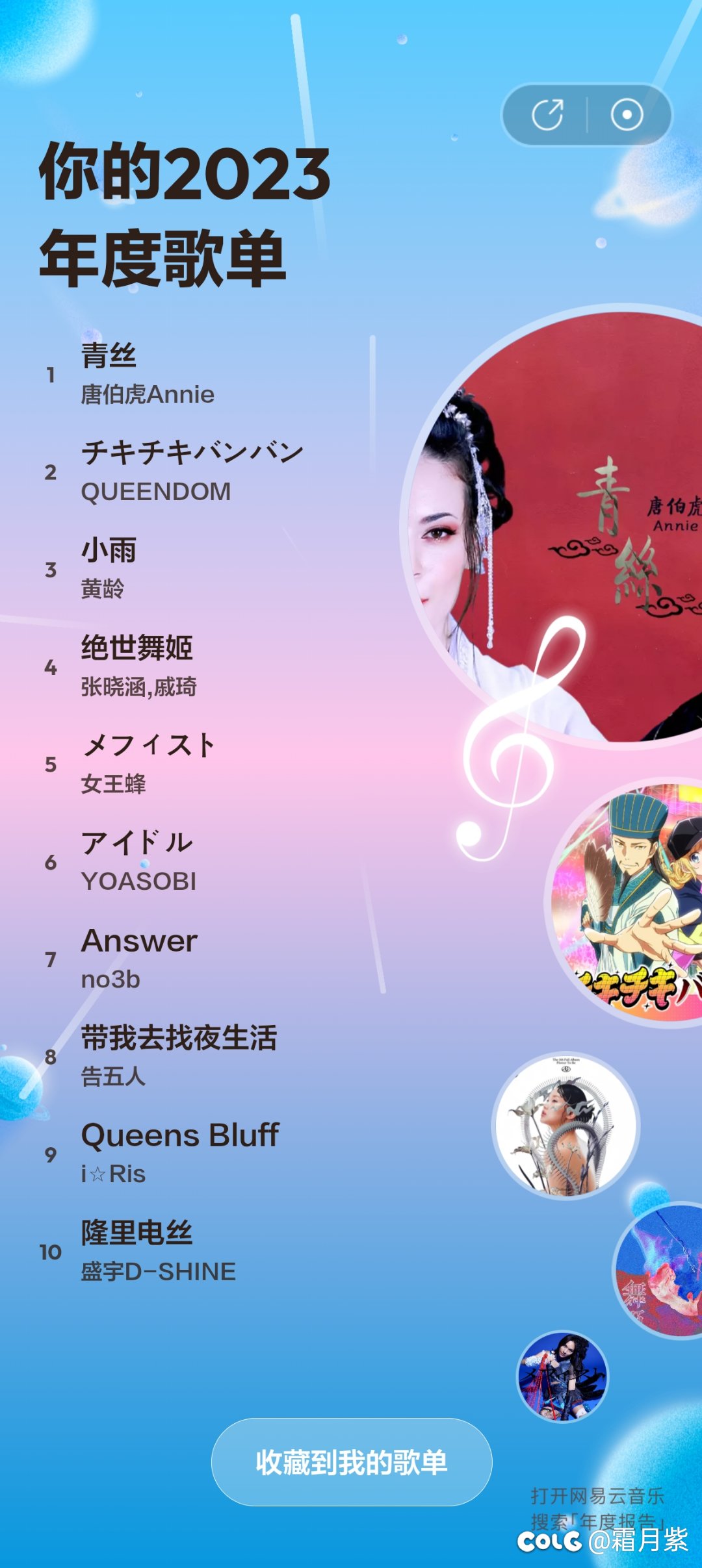 年度听歌报告1