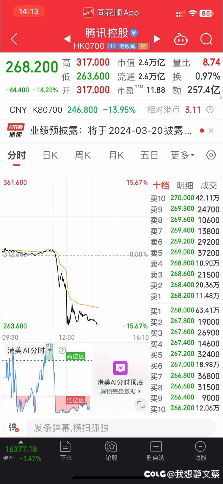 网游新规的时候买腾讯股票1
