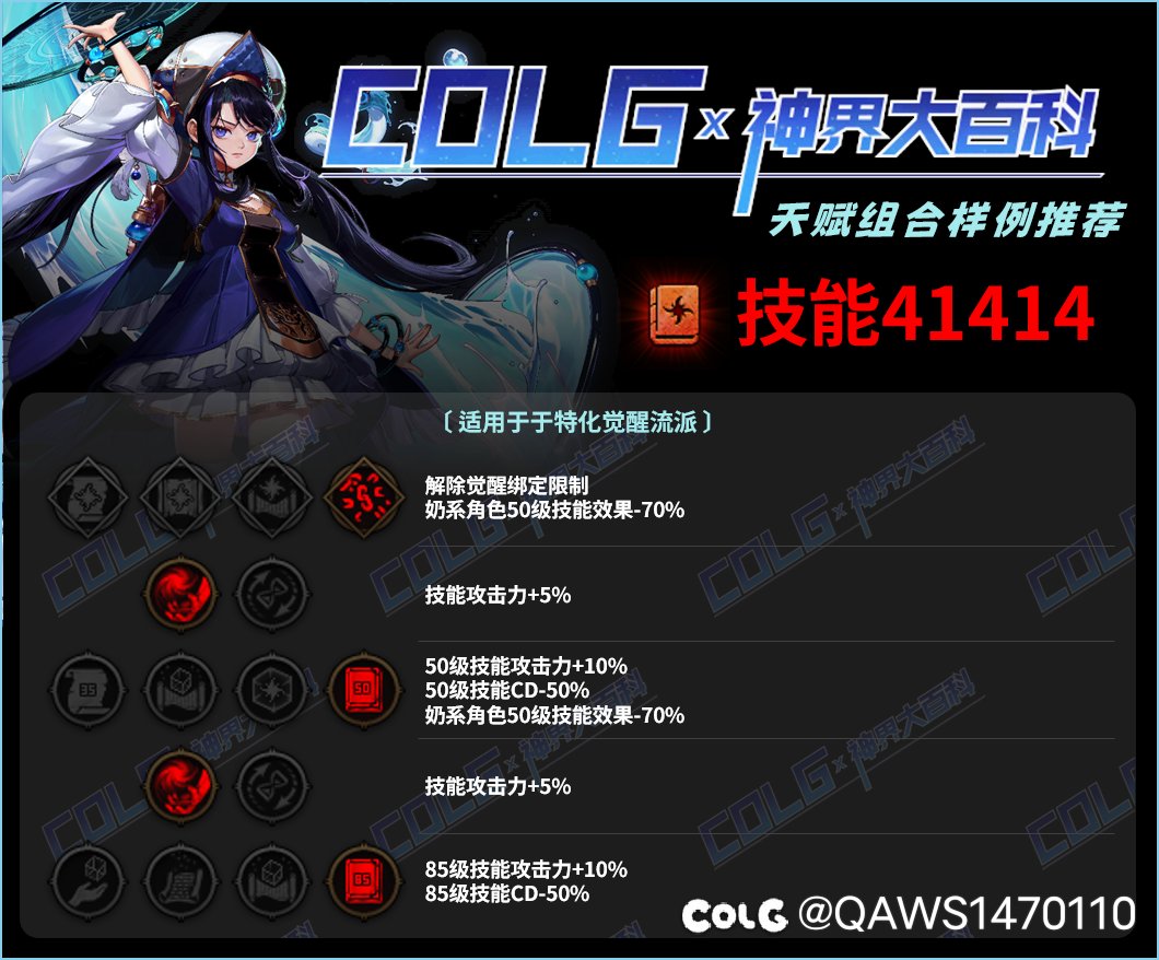 觉醒流不等于极限特化单一觉醒。来看图可抄作业5