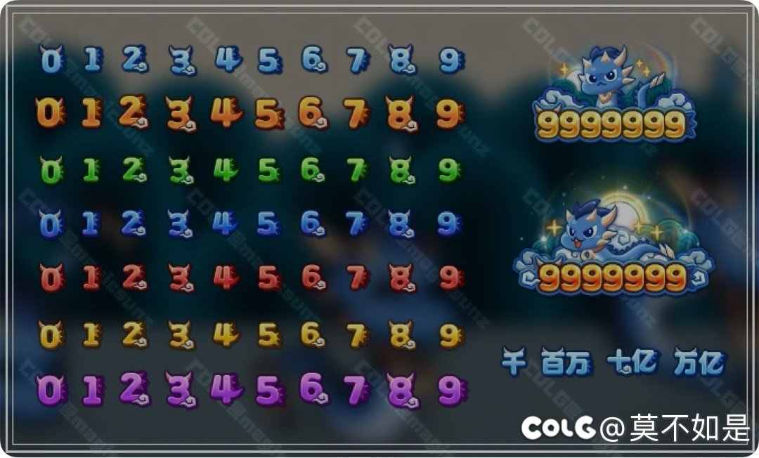伤害字体，普通9999999的那种，怎么调另外一个模式1