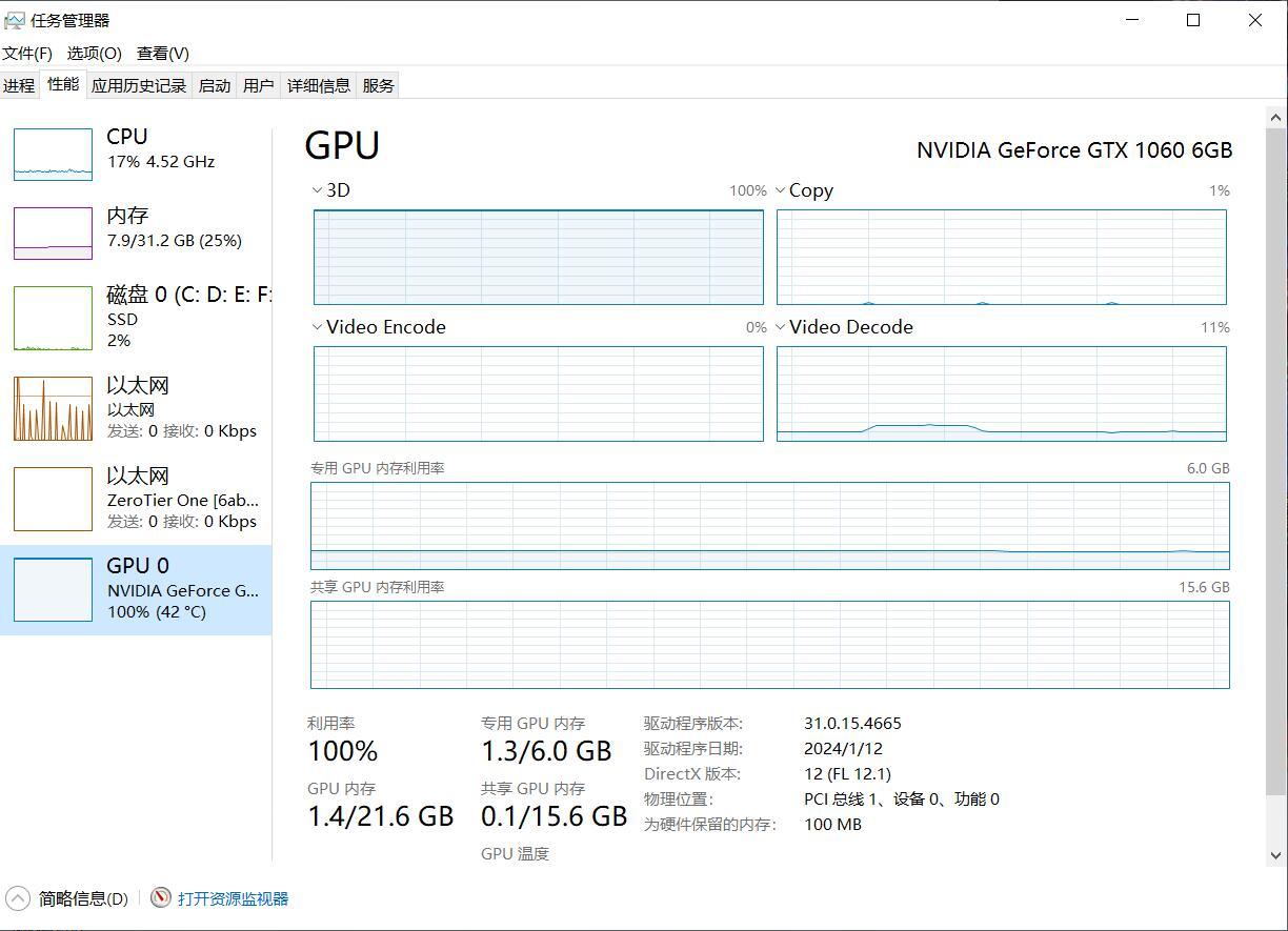 现在DNF吃显卡了？选择角色界面GPU 3D占用100％！1
