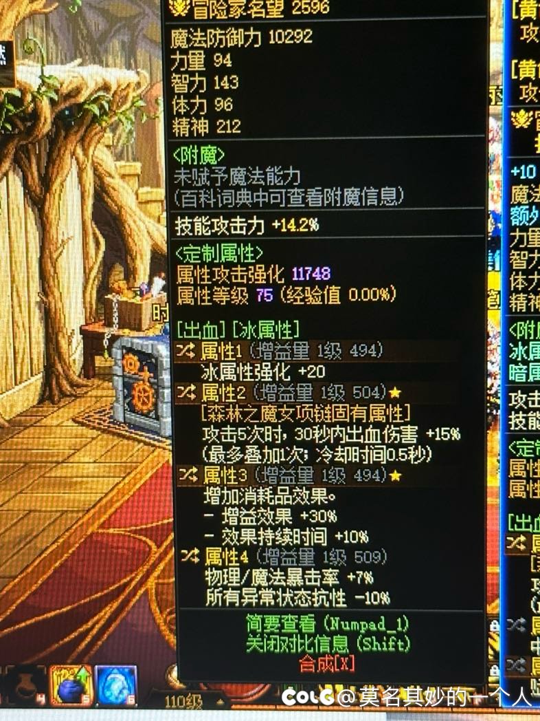 出血流魔女项链完美四词条到底是啥1