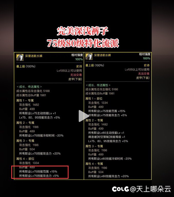 剑魂神剑流用这个深潜裤子问题，20属强比5%好吧？2