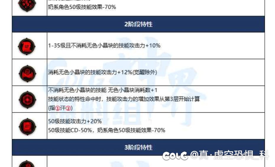 关于天赋树的非无色+1无色天赋1