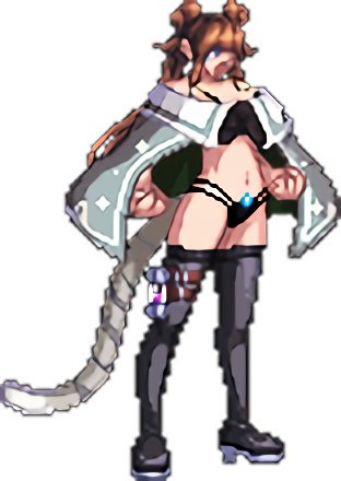 露脐+长靴+猫尾巴女格斗3