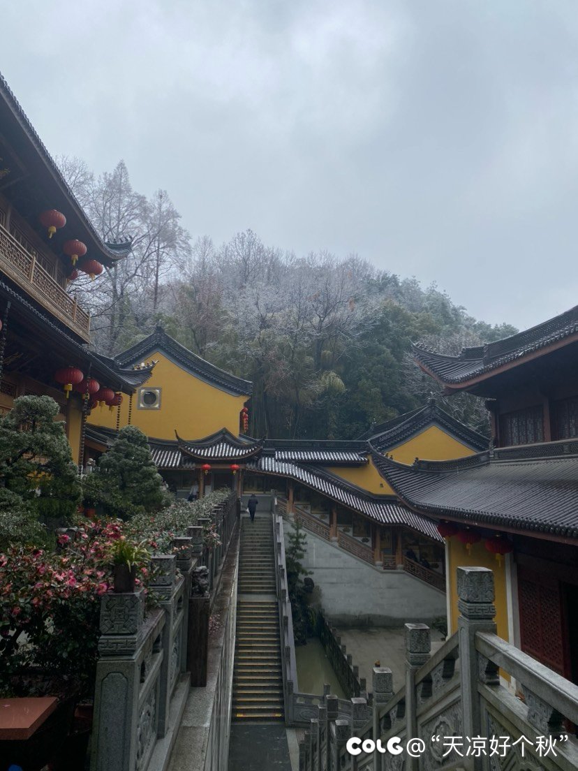天竺山麓闻梵音  朝雨寒露净心尘3