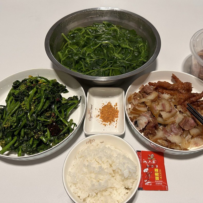 今天的菜单如下1