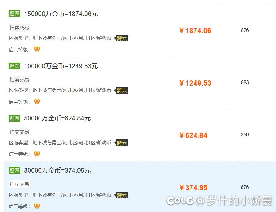 复制之神还在继续？河北一区三百万rmb的大额金币1