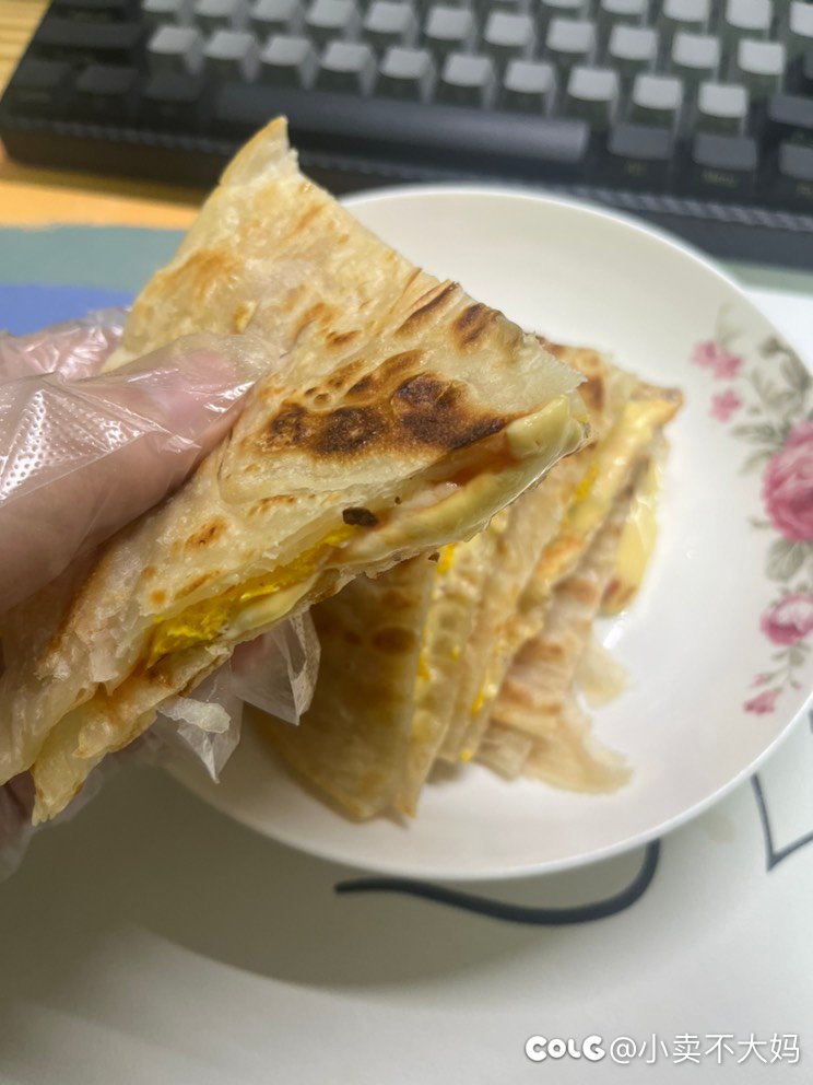 手抓饼超级好吃。1