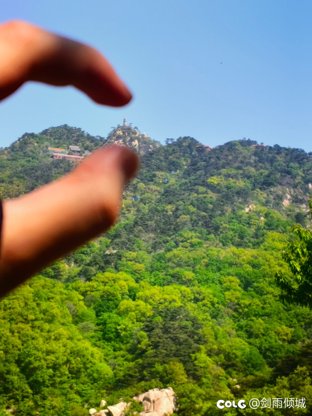 登顶盘山，体能不行好累6