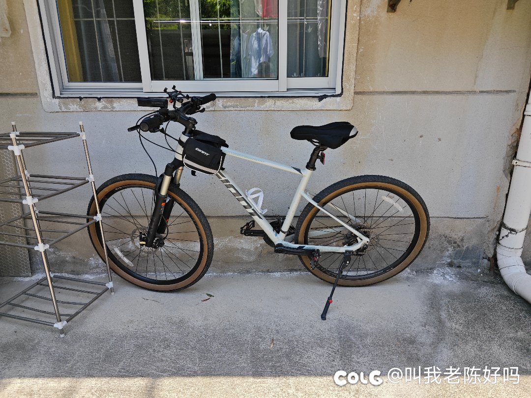 到朋友家搞了辆自行车1