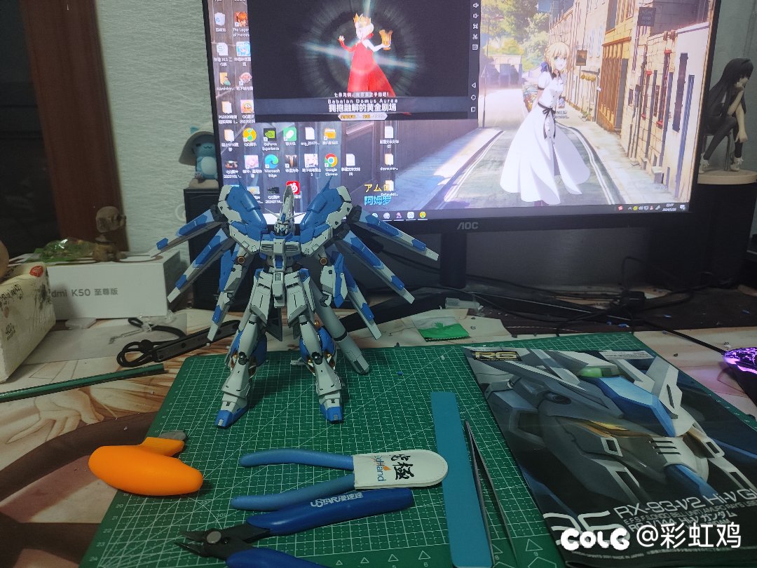 好久没拼胶了，拼个海牛高达1