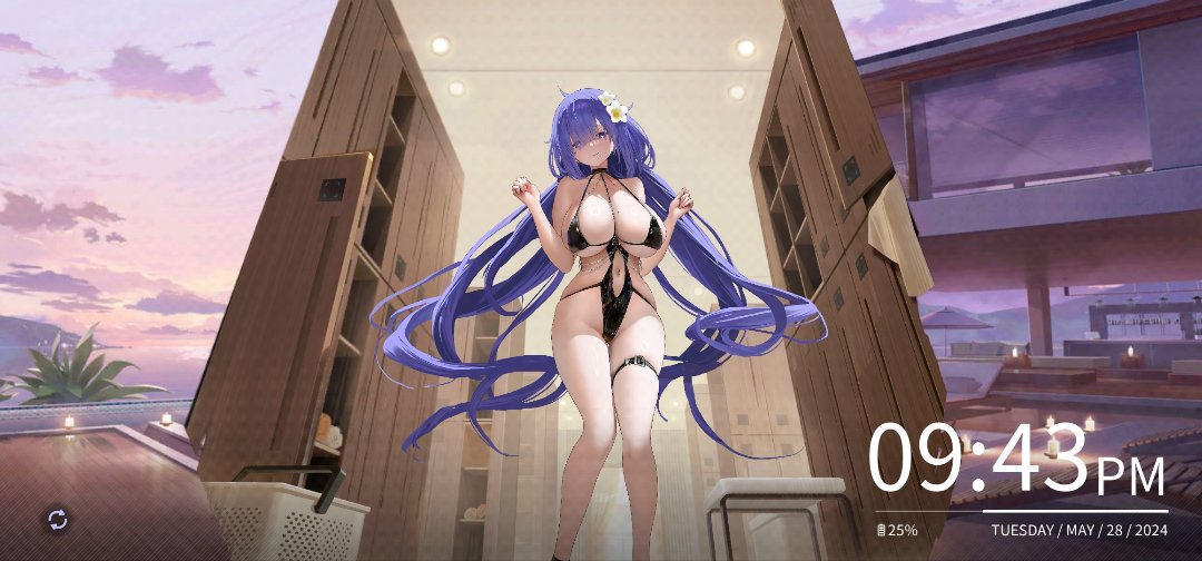 碧蓝航线还更新了自带的挂机锁屏吗1