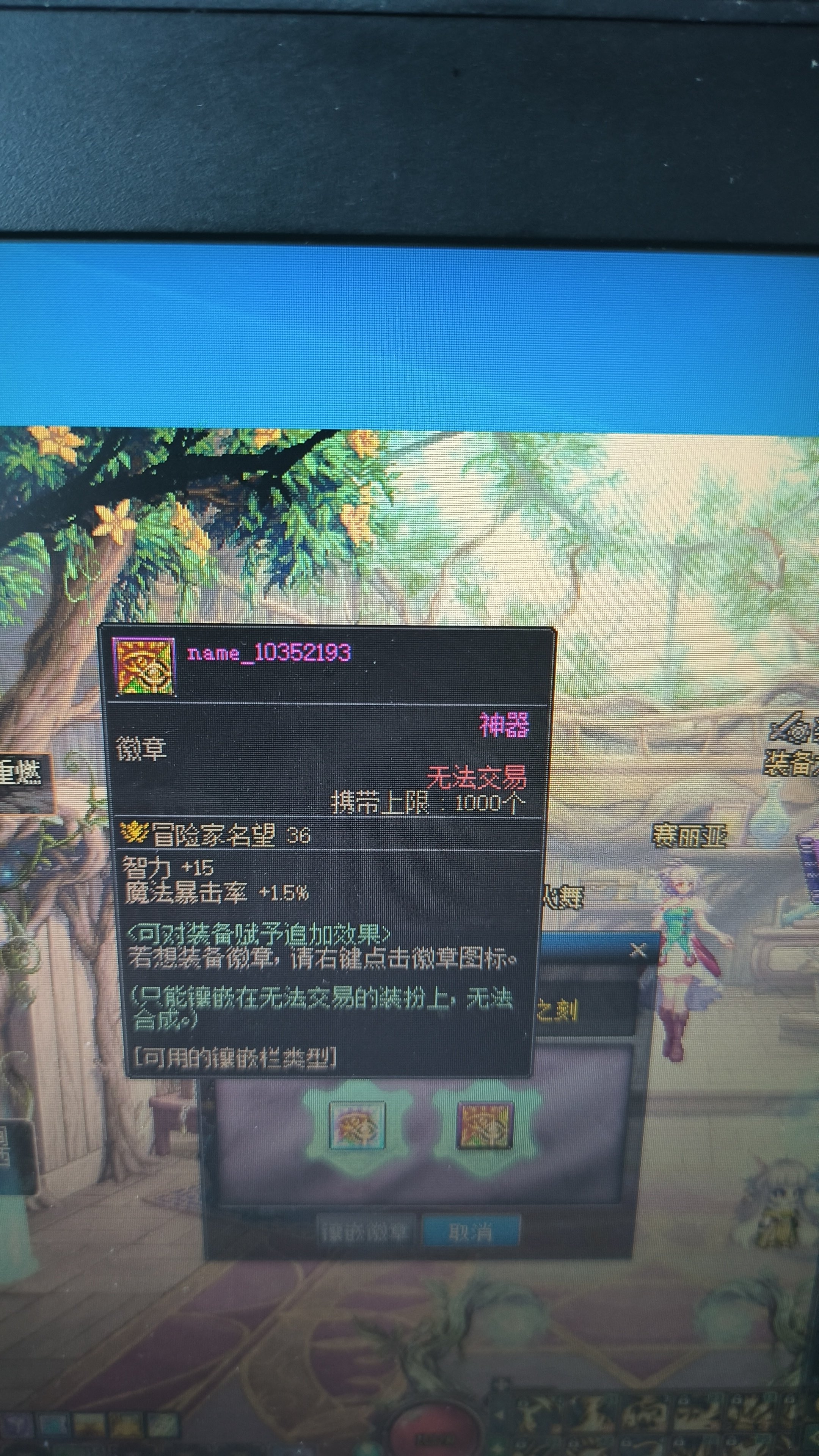 转职后双色徽章不能升级，徽章名直接乱码，果然更新不出bug就不是dnf了3