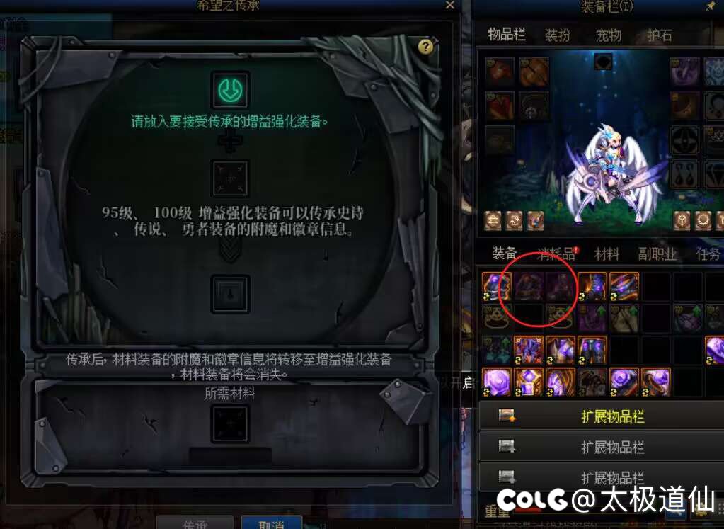 求助，新职业粉色换装不能传承1