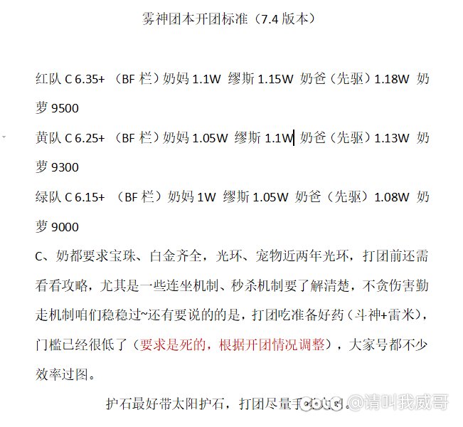 跨1雾神小团体招人(来个团长)3