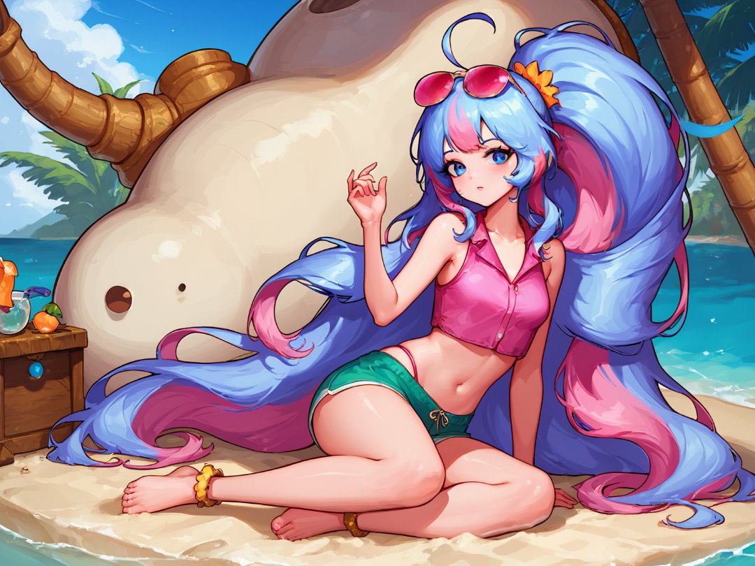 神界女性npc夏装，ai生成1