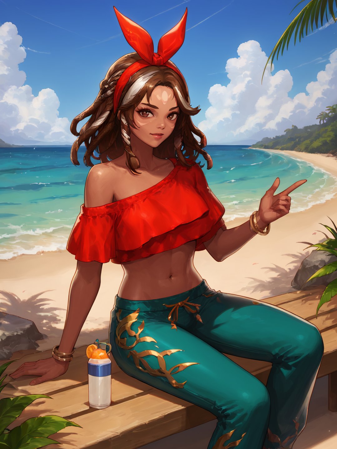 神界女性npc夏装，ai生成4