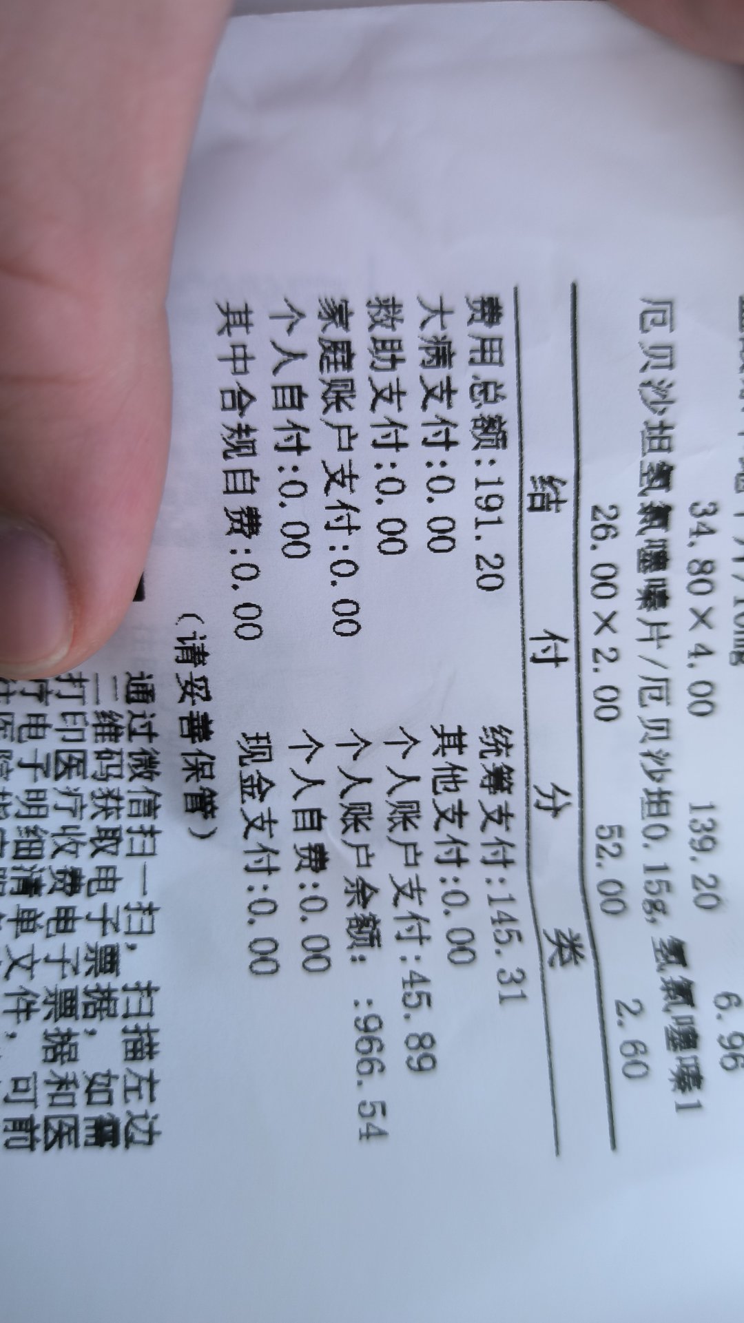我今天才知道门诊有统筹支付的1