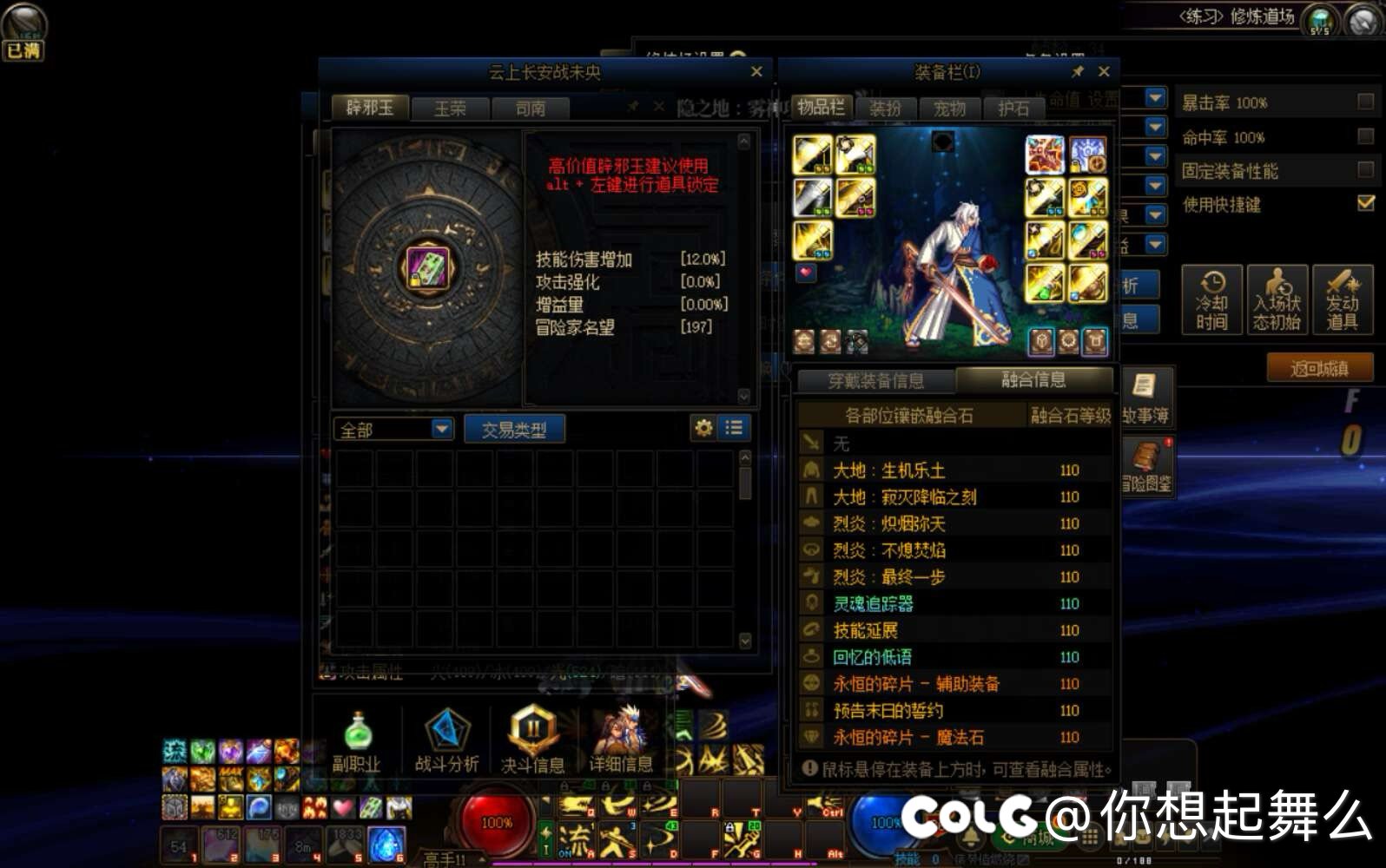 讨论剑魂伤害的帖子很多 给大家看下完美打造的剑魂到底有多少伤害吧4