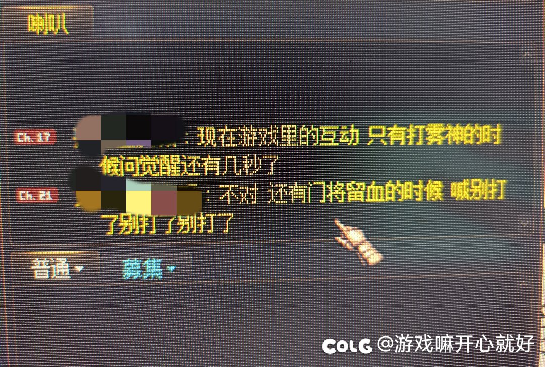 dnf的互动性多少还是有点的。1