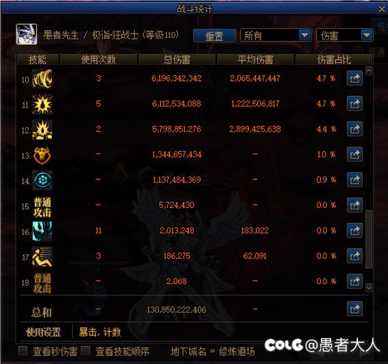 大家帮我看下我的狂战打桩次数有没有问题为什么伤害这么低3